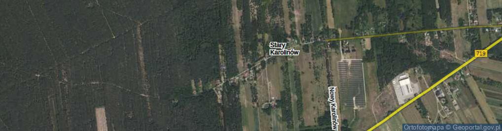 Zdjęcie satelitarne Stary Karolinów ul.